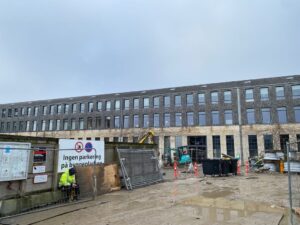 Kuglegården. Påbygg i høyden i Kjøbenhavn